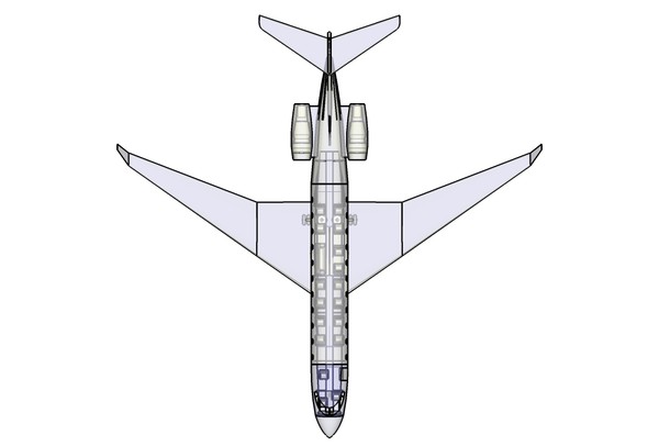 bombardier global 8000 dwg - Bombardier Global 8000 Assembly Model by RodgerSaintJohn