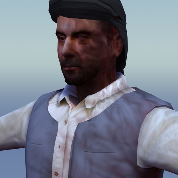 afghan civilian casualty 3d model - Afghan Male M Injured by ES3DStudios