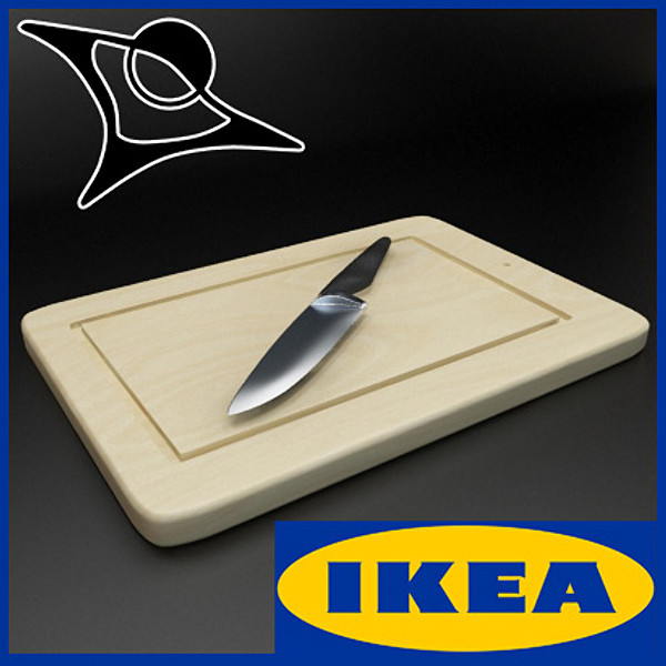 ikea 3d max - Ikea Chopping Board by MilosJakubec
