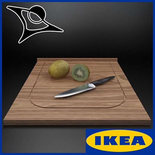 maya board kiwi knife - Ikea Lampling by MilosJakubec
