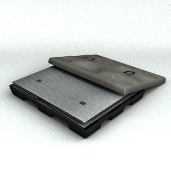 industrial foldable box 3d model - Foldable Box by Sirren