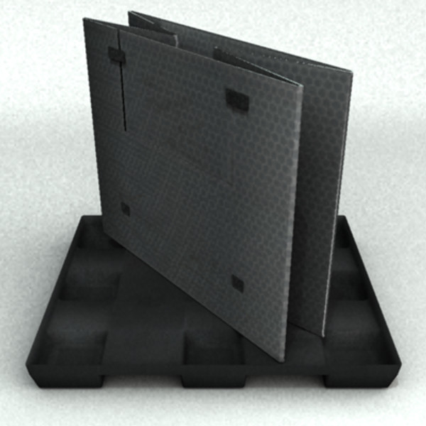 industrial foldable box 3d model - Foldable Box by Sirren