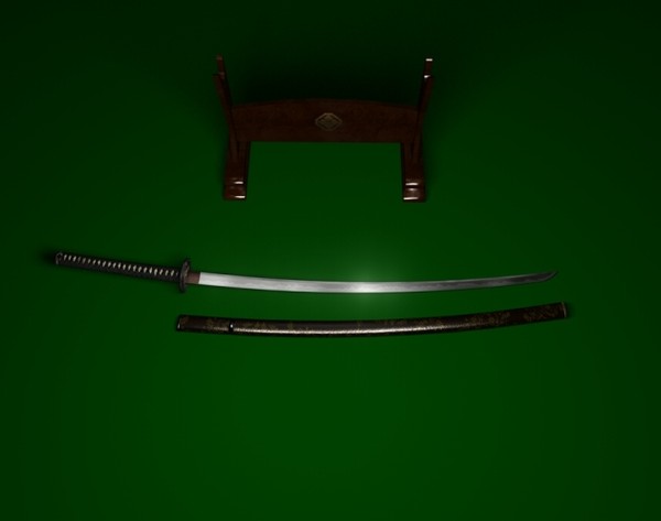 3d model samurai sword katana - Samurai Sword Katana by Svet69