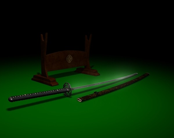 3d model samurai sword katana - Samurai Sword Katana by Svet69