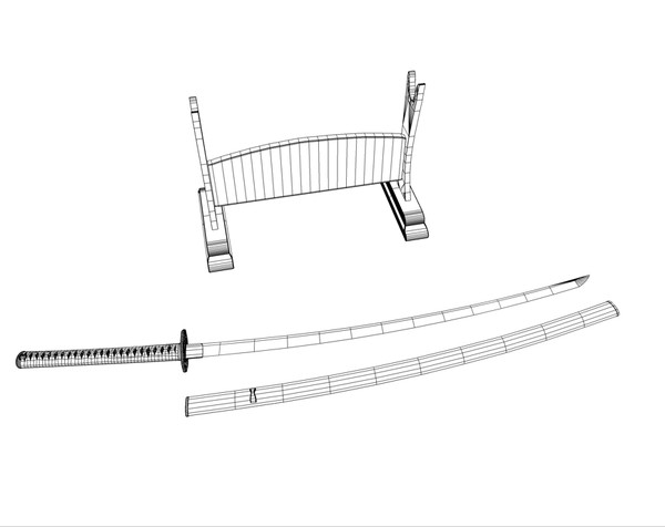 3d model samurai sword katana - Samurai Sword Katana by Svet69