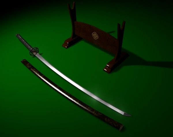 3d model samurai sword katana - Samurai Sword Katana by Svet69