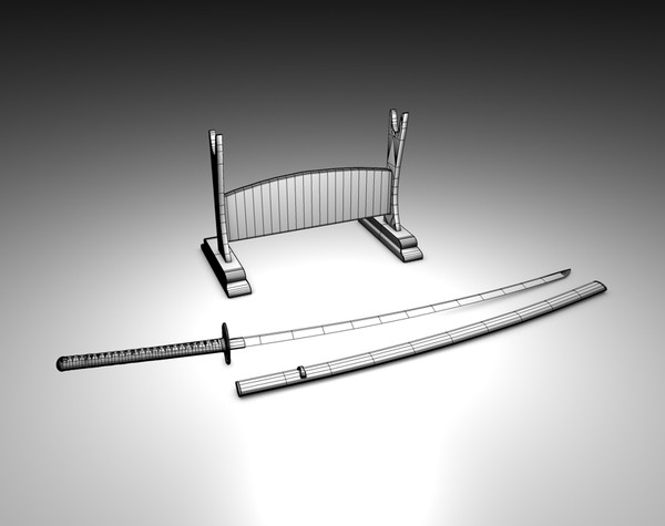3d model samurai sword katana - Samurai Sword Katana by Svet69