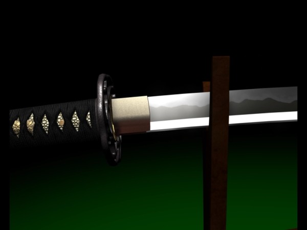 3d model samurai sword katana - Samurai Sword Katana by Svet69