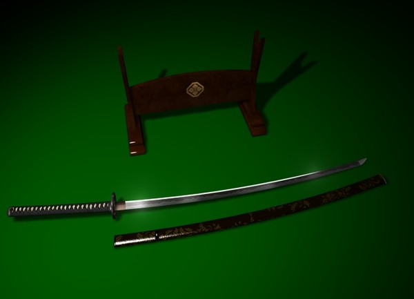 3d model samurai sword katana - Samurai Sword Katana by Svet69