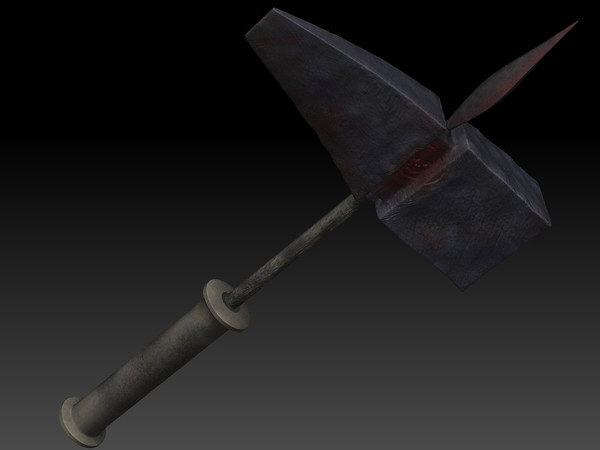 3d battle weapon zbrush - Hammer by KeremGogus