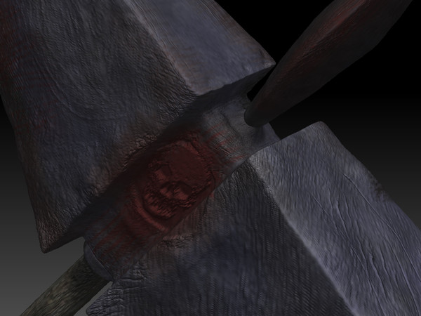3d battle weapon zbrush - Hammer by KeremGogus