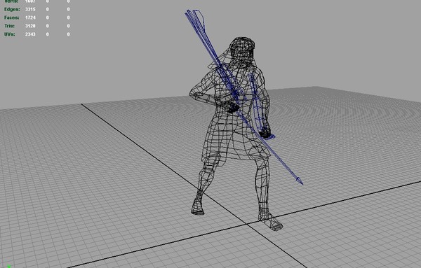 egyptian archer animations ma - Animated Egyptian Archer by robman88