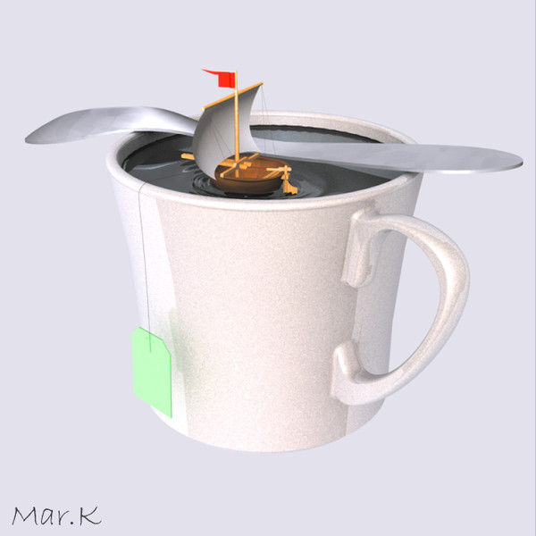 walnut ship 3d model - Walnut ship 2 by Mar.K
