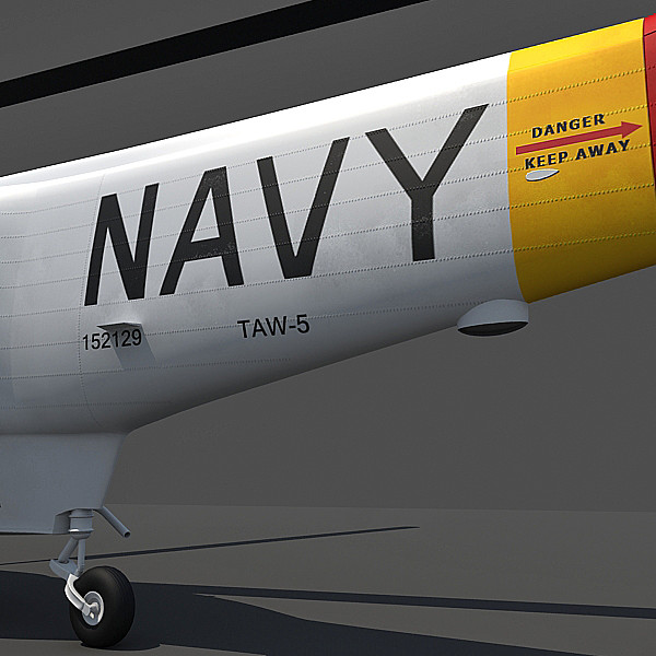 3d sikorsky sh-3 sea king - Sikorsky SH-3 Sea King by Gandoza