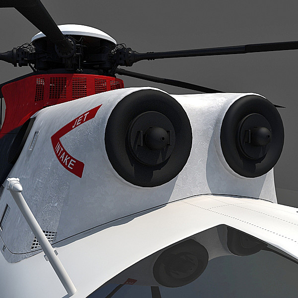 3d sikorsky sh-3 sea king - Sikorsky SH-3 Sea King by Gandoza