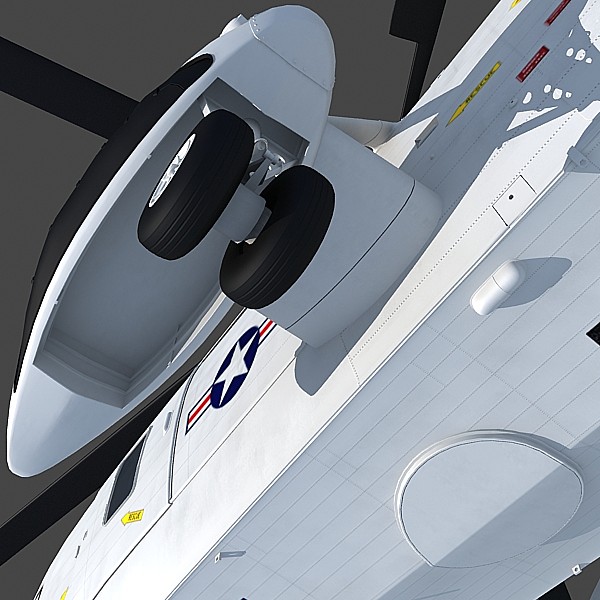 3d sikorsky sh-3 sea king - Sikorsky SH-3 Sea King by Gandoza