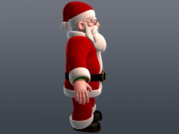 3d santa claus model - Santa Claus by Kostas Yiatilis Macfarlane
