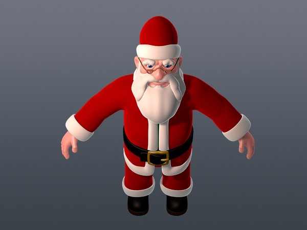 3d santa claus model - Santa Claus by Kostas Yiatilis Macfarlane