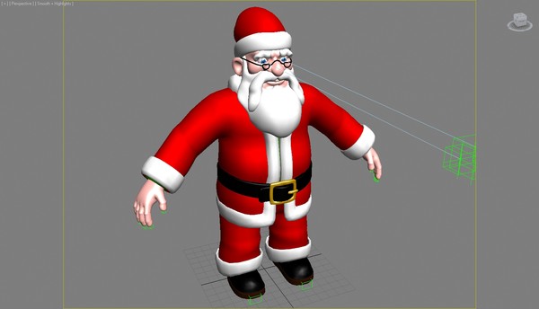 3d santa claus model - Santa Claus by Kostas Yiatilis Macfarlane