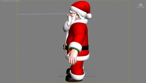 3d santa claus model - Santa Claus by Kostas Yiatilis Macfarlane