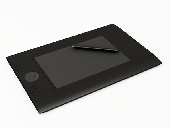 graphic tablet 3d max - graphic tablet by luledesign