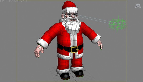 3d santa claus model - Santa Claus by Kostas Yiatilis Macfarlane