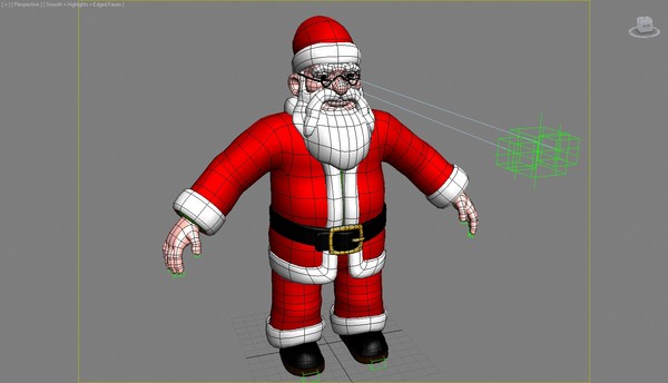 3d santa claus model - Santa Claus by Kostas Yiatilis Macfarlane