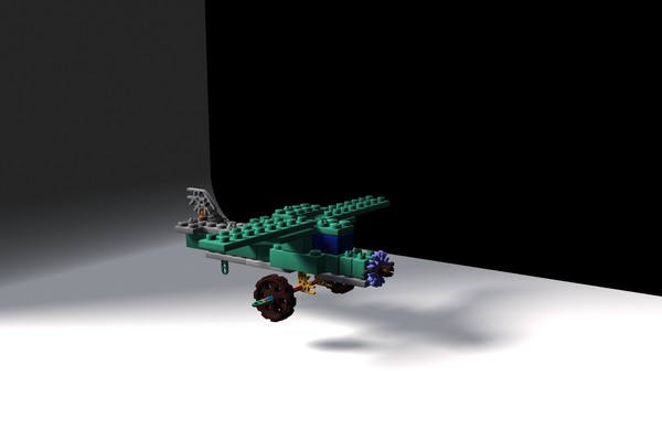 3d model knex lego pieces plane - Knex_lego plane by xaritor