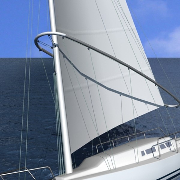 yacht sailboat 3d dxf - Yacht by mostlysquare