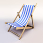 beach chair 3d model