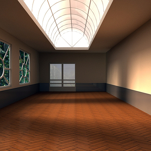hall room design 3d model - Hall Room by scripter