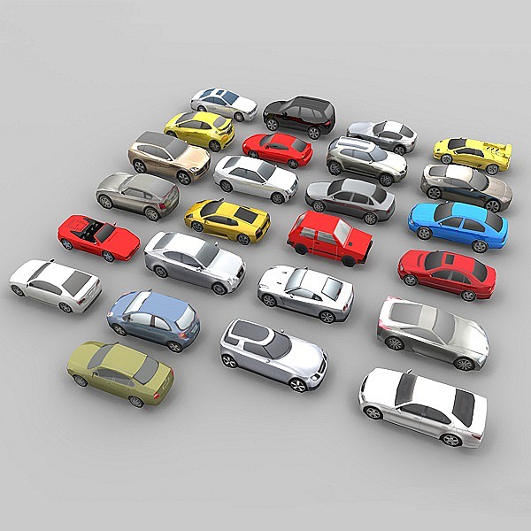 3d model car games - Cars collection by petomavar