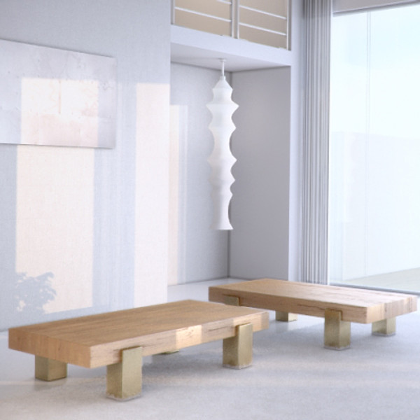 baster table natuzzi 3d 3ds - Natuzzi Baster by RTEwork