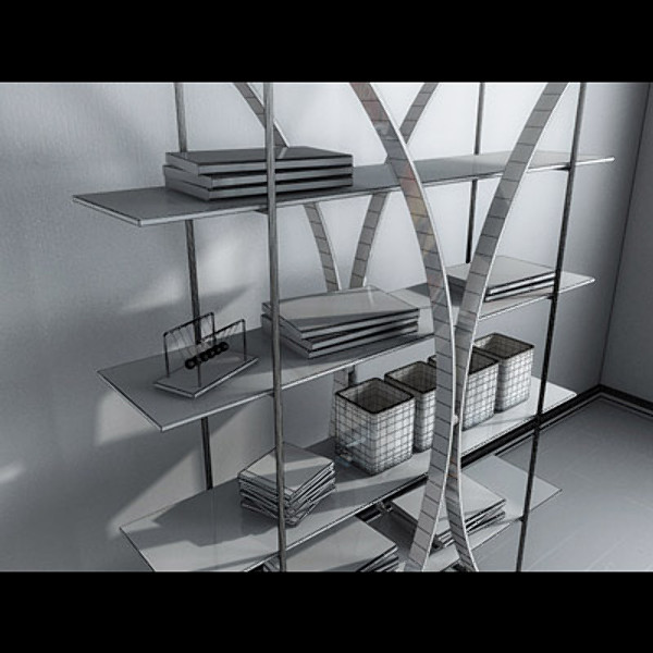 book shelf 7245 tonin 3ds - Tonin Casa Book Shelf 7245 by RTEwork