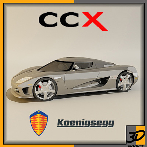 koenigsegg ccx 3d model - Koenigsegg CCX by 3d_addict