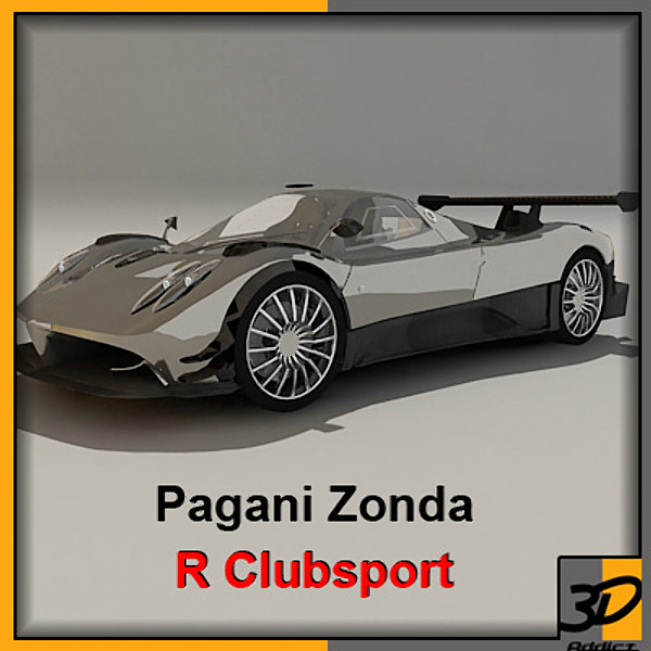 3d pagani zonda r clubsport - Pagani Zonda R Clubsport by 3d_addict