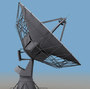 3d model based satellite antenna