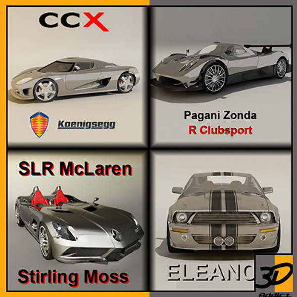 3d slr mclaren sport luxury - Super Cars... by 3d_addict