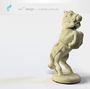 3d chess figures horse