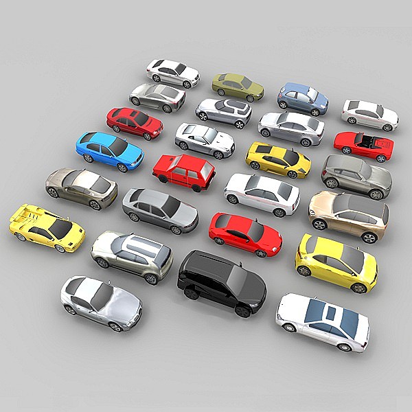 3d model car games - Cars collection by petomavar