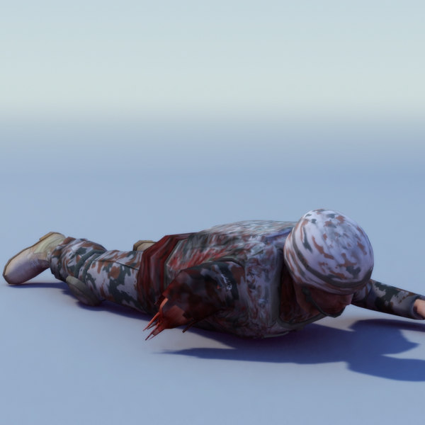 injured rigged max - Bundeswehr Injury Rigged by ES3DStudios