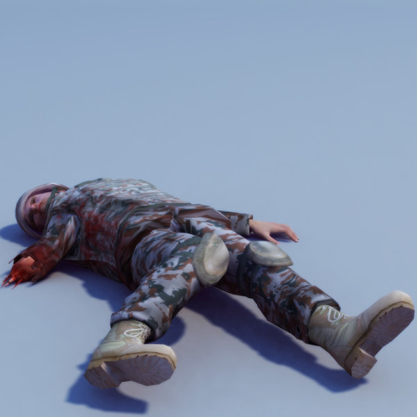 injured rigged max - Bundeswehr Injury Rigged by ES3DStudios