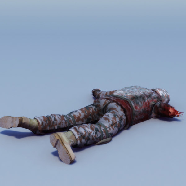 injured rigged max - Bundeswehr Injury Rigged by ES3DStudios