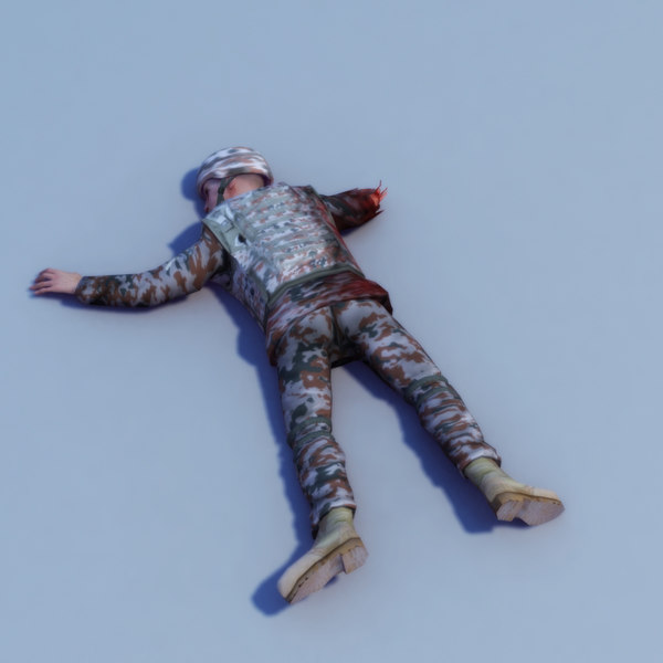injured rigged max - Bundeswehr Injury Rigged by ES3DStudios
