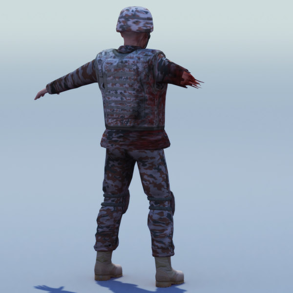 3d army casualty model - Bundeswehr Casualty Soldier by ES3DStudios
