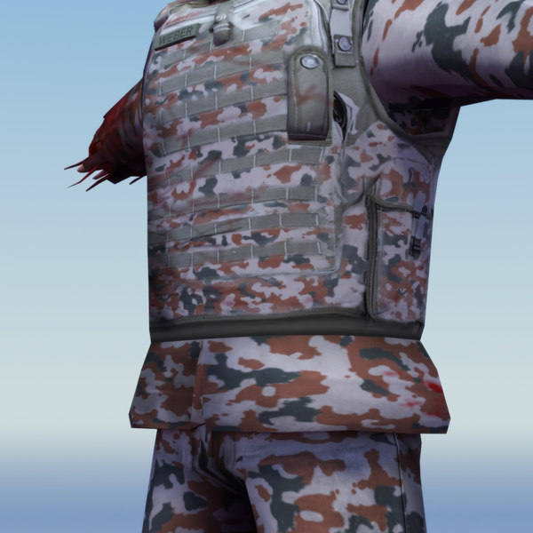 3d army casualty model - Bundeswehr Casualty Soldier by ES3DStudios