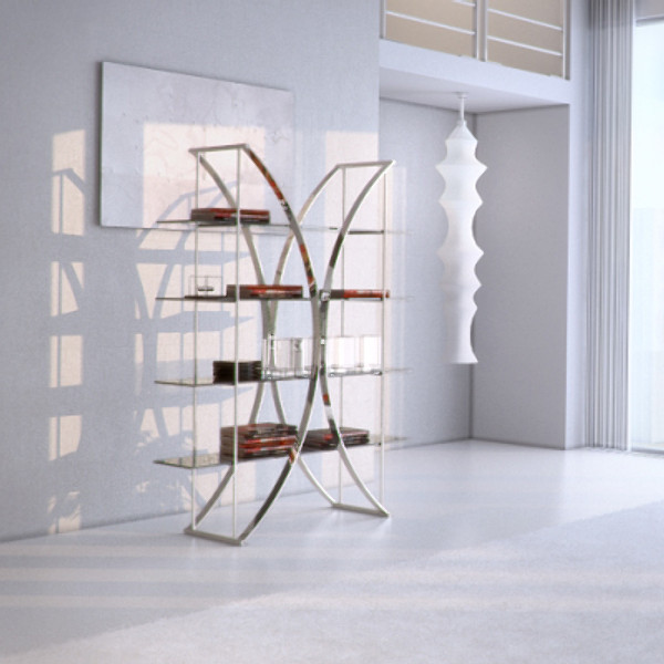 book shelf 7245 tonin 3ds - Tonin Casa Book Shelf 7245 by RTEwork