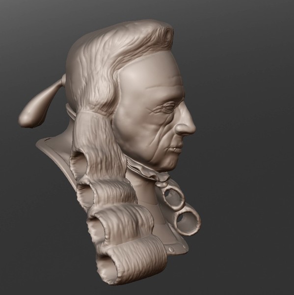 3d model old vampire bust - Old vampire bust by Marcin Kurczewski