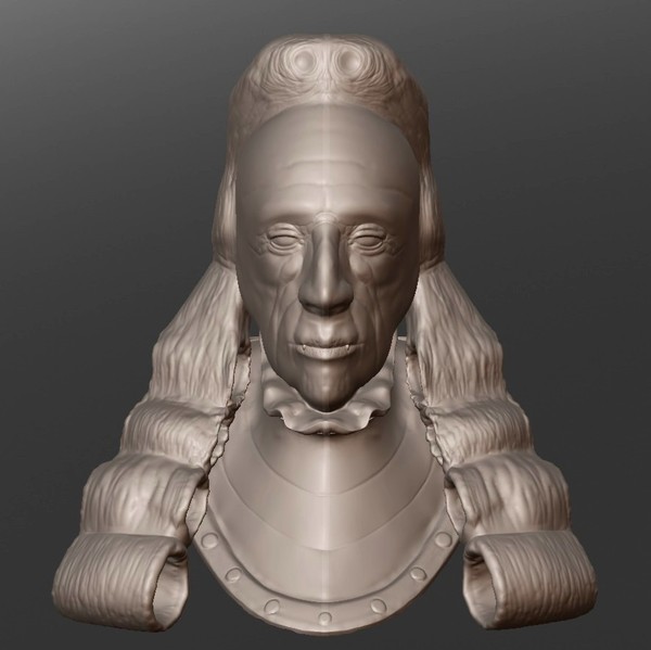 3d model old vampire bust - Old vampire bust by Marcin Kurczewski