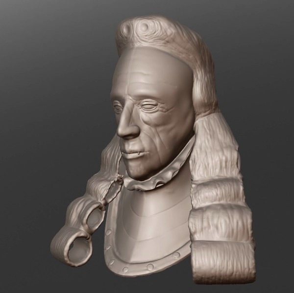 3d model old vampire bust - Old vampire bust by Marcin Kurczewski